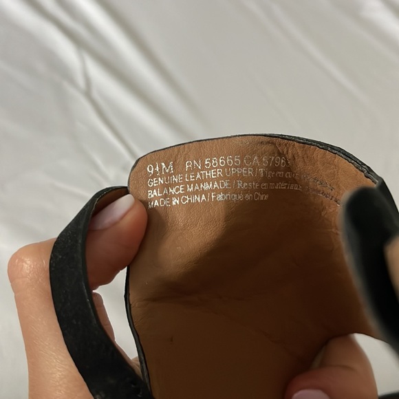 Halogen Wedge Sandals in Black - Picture 7 of 7